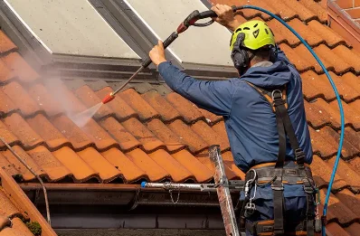 Démoussage et hydrofuge de toiture à Docelles